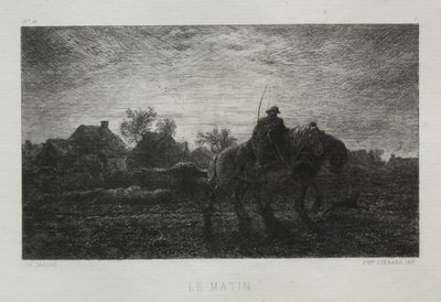 De Ochtend door Charles Emile Jacque