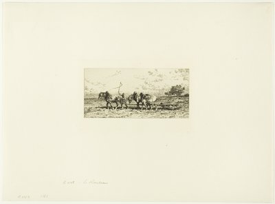 De rol door Charles Emile Jacque