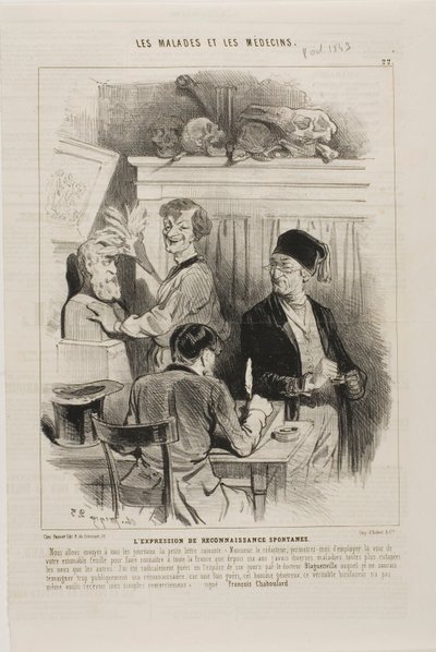 De ongevraagde uiting van dankbaarheid (plaat 22) door Charles Emile Jacque