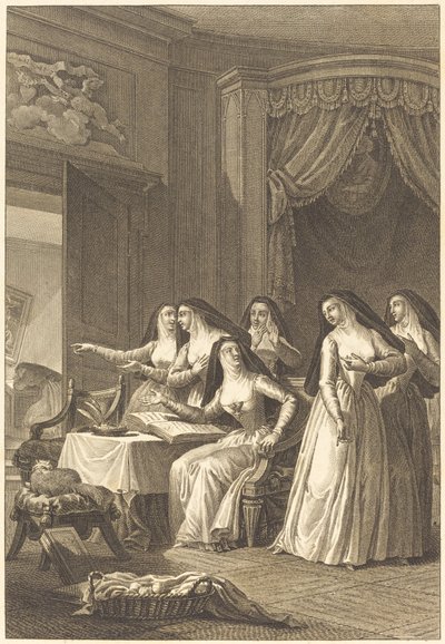 Zuster Jeanne door Charles Emmanuel Patas after Charles Monnet