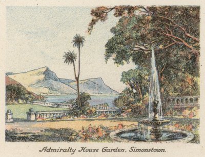 Zuid-Afrika: Admiralty House Garden, Simonstown door Charles Ernest Peers
