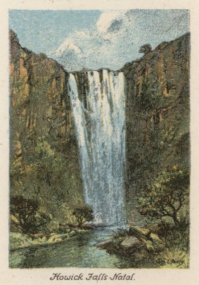 Zuid-Afrika: Howick Falls, Natal door Charles Ernest Peers