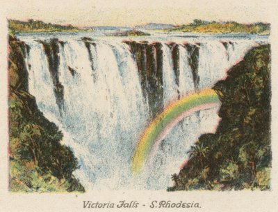 Zuid-Afrika: Victoriawatervallen, Zuid-Rhodesië door Charles Ernest Peers