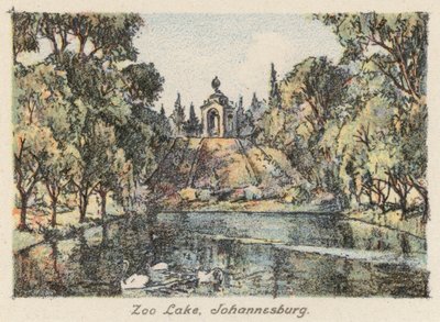 Zuid-Afrika: Zoo Lake, Johannesburg door Charles Ernest Peers