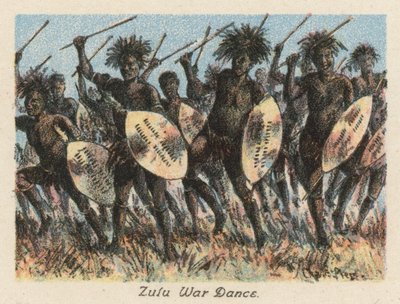 Zuid-Afrika: Zulu Oorlogs Dans door Charles Ernest Peers