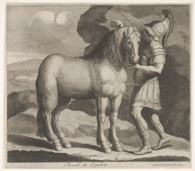Strijdpaard (Cheval de Combat) door Charles Errard le fils