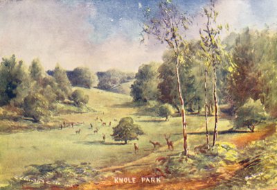 Knole House: Gland in het Park door Charles Essenhigh Corke