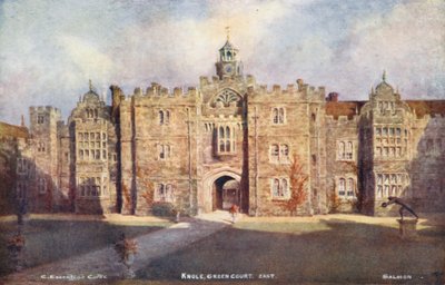 Knole House: Green Court, Oost door Charles Essenhigh Corke