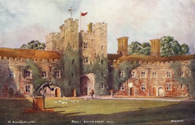Knole House: Groene Hof, West door Charles Essenhigh Corke