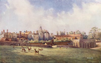 Knole House: Noordoostelijke Voorzijde door Charles Essenhigh Corke