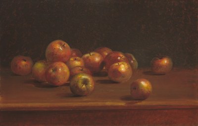 Stilleven met appels door Charles Ethan Porter