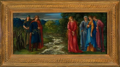 Helga en Gunnlaug door Charles Fairfax Murray