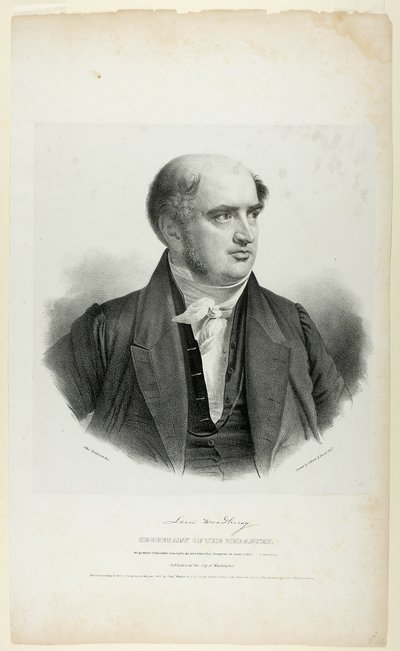 Levi Woodburn, minister van Financiën door Charles Fenderich