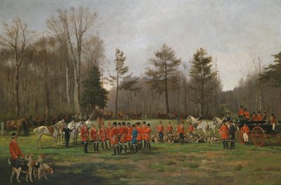 Voor de vossenjacht door Charles Fernand de Condamy