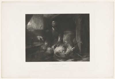 Hertenjacht in de Hooglanden. De stroper
