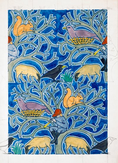 De rattenvanger van de dieren door Charles Francis Annesley Voysey