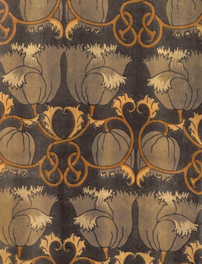 Klaprozen, vervaardigd door G.P. & J Baker, c.1888 (detail) door Charles Francis Annesley Voysey