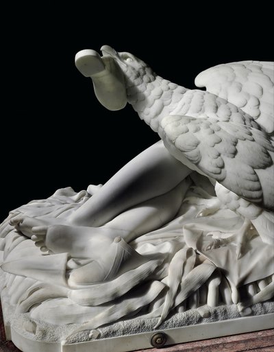 Een levensgrote figuur van Rhodopis op sokkel, 1862 door Charles Francis Fuller