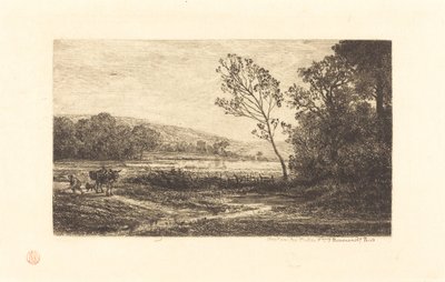 Herfst door Charles Francois Daubigny