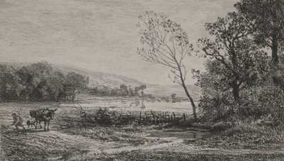 Herfst door Charles Francois Daubigny