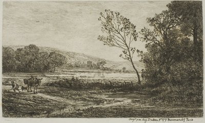 Herfst door Charles Francois Daubigny