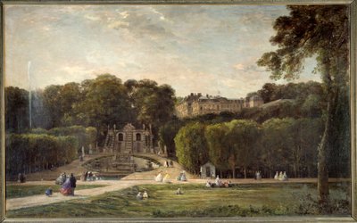 Le parc de Saint Cloud door Charles Francois Daubigny