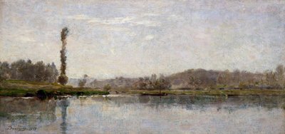 Ochtend aan de Oise, Auvers door Charles Francois Daubigny