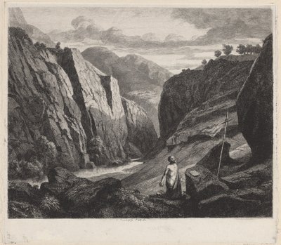 Sint Hiëronymus door Charles Francois Daubigny