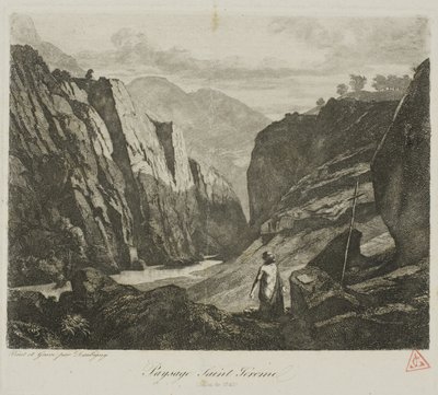 Sint Hiëronymus door Charles Francois Daubigny