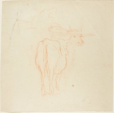 Staande Koeien door Charles Francois Daubigny