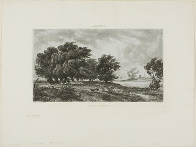 Stormachtig Weer door Charles Francois Daubigny