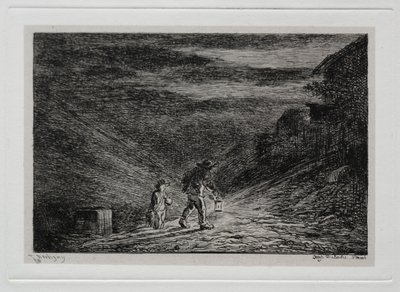 De Boottocht: De Zoektocht naar een Herberg door Charles Francois Daubigny
