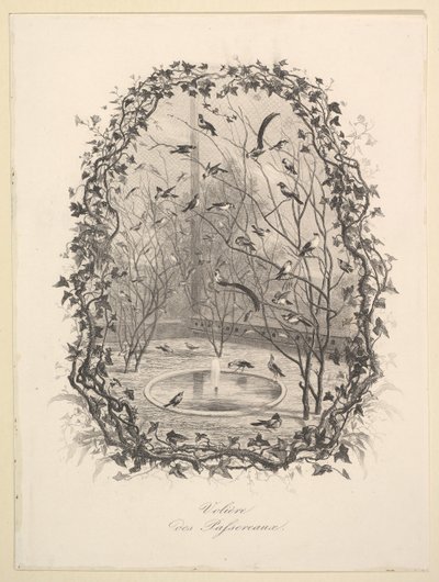 De Musvolière, 1843 door Charles Francois Daubigny