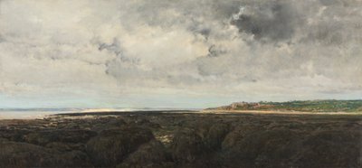 Villerville gezien vanaf Le Ratier door Charles Francois Daubigny