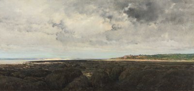 Villerville gezien vanaf Le Ratier door Charles Francois Daubigny