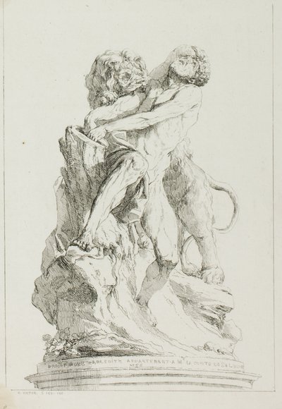 Milo van Croton door Charles Francois Hutin