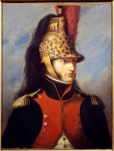Portret van Louis Bonaparte (1778-1846) in uniform van kolonel van het 5e regiment draken door Charles François Jalabert