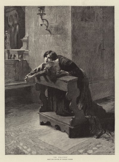 In gebed door Charles Frederic Ulrich