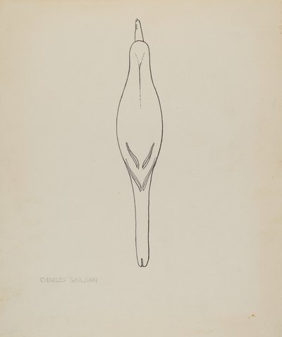 Lokvogel (Roodvleugel Zwarte Vogel) door Charles Garjian