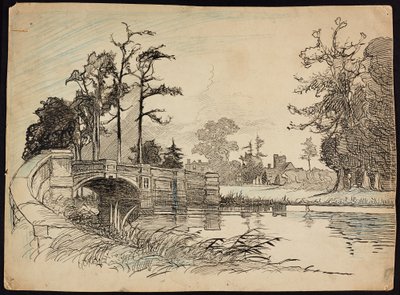 Cranford Park Brug, Hillingdon, Groot-Londen door Charles George Harper