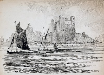 Rochester Castle, Kent, 1892-1933 door Charles George Harper