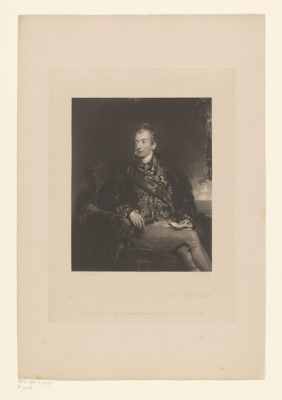 Portret van Klemens von Metternich door Charles George Lewis