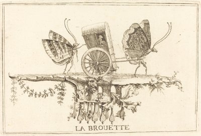 De Kruiwagen door Charles Germain de Saint Aubin