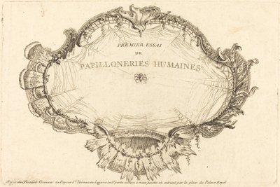 De Titel door Charles Germain de Saint Aubin