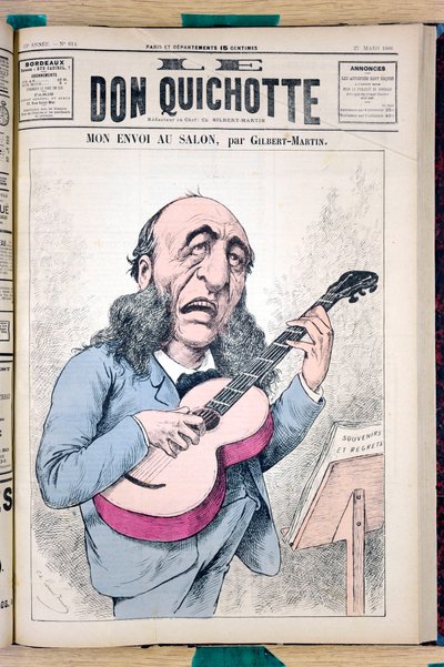 Omslag van Le Don Quixote, nummer 614, Satirisch in Kleuren door Charles Gilbert Martin