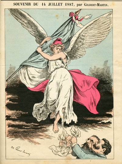 Omslag van Le Don Quixote, nummer 682, Satiriek in Kleuren door Charles Gilbert Martin