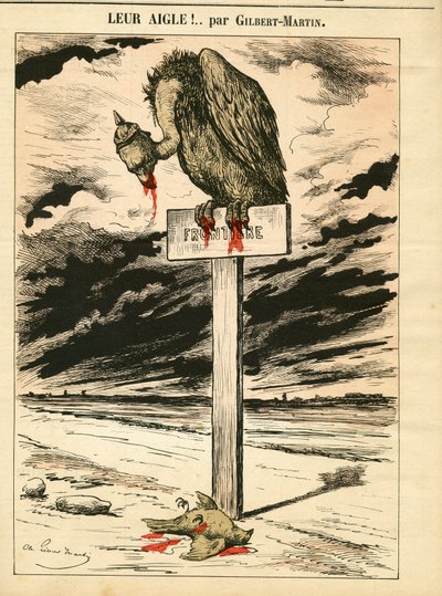 Omslag van Le Don Quixote, nummer 693, Satirique in kleuren door Charles Gilbert Martin