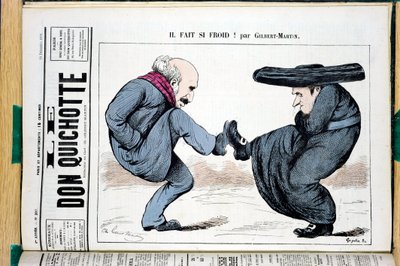 Omslag van Le Don Quixote, nummer 287, Satirisch in Kleuren door Charles Gilbert Martin