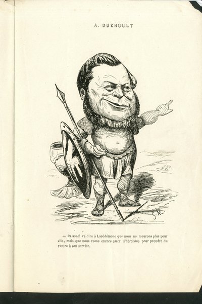 Illustratie door Charles Gilbert-Martin (1839-1905) in Hedendaagse Grimassen door Charles Gilbert Martin