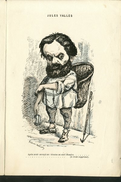 Illustratie door Charles Gilbert-Martin (1839-1905) in Hedendaagse Grimassen door Charles Gilbert Martin